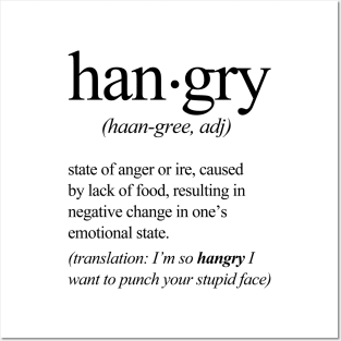 Get Hangry in the Dictionary Posters and Art